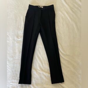 Rebecca Vallance Midnight Black Textured Pants